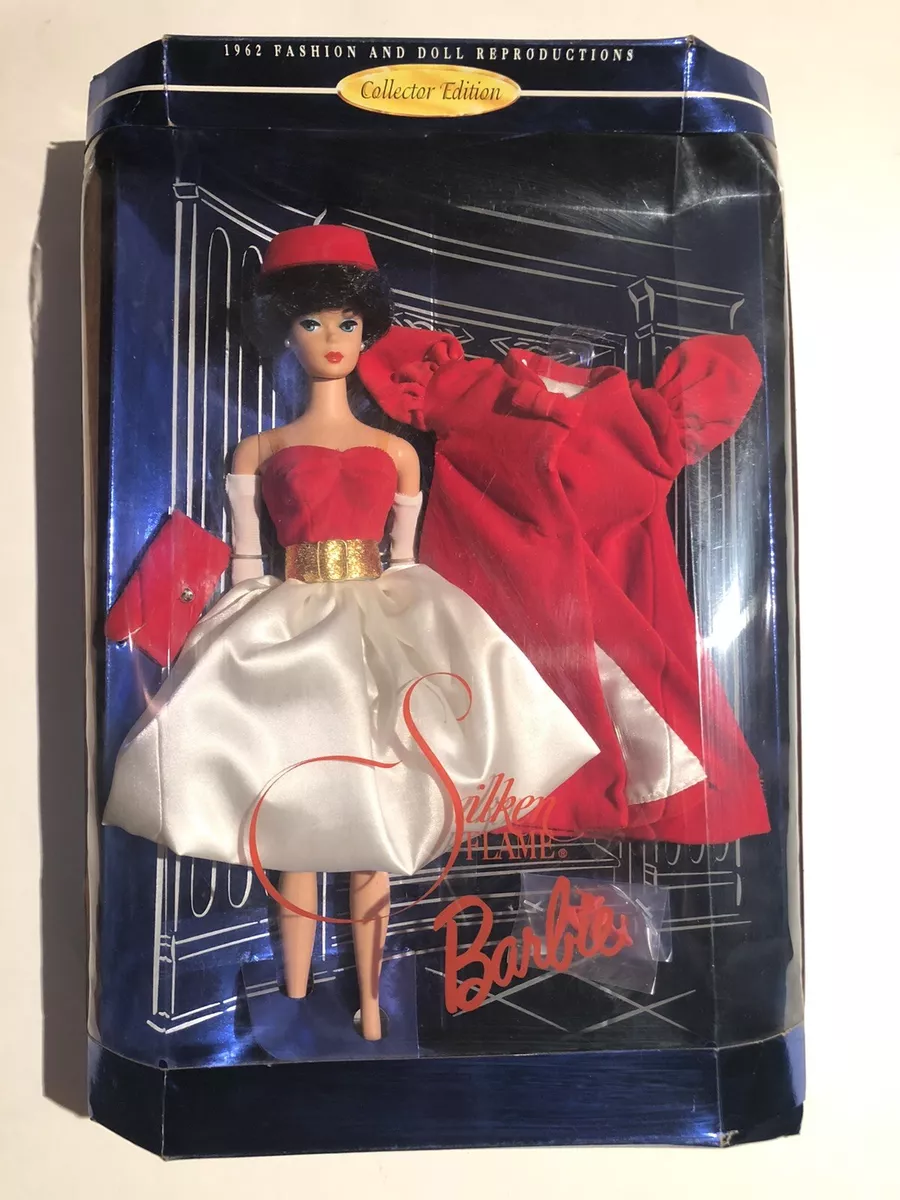 Silken Flame Barbie Doll 1962 Reproduction Collector Edition 1997 Mattel NEW