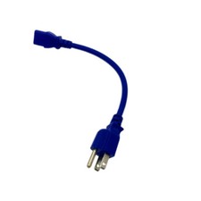 Blue 1FT New SONY PLAYSTATION 3 PS3 1st Gen. Power Cord Short AC Cable Line Plug