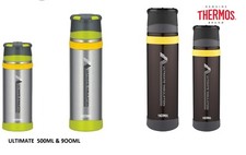 Thermos Stainless Steel Ultimate Insulation MKII Series Flask, - Charcoal