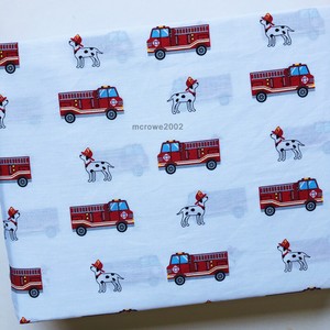 fire truck sheet set