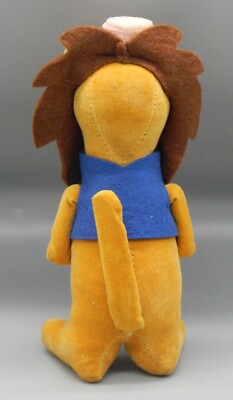 RARE vintage 1960s Japanese MARUSHIN plush LIPPY the LION w/ Box