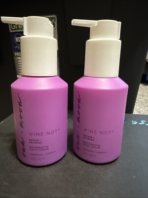 Sun + Moon Wine Not Restorative Night Cream 2 Pk.