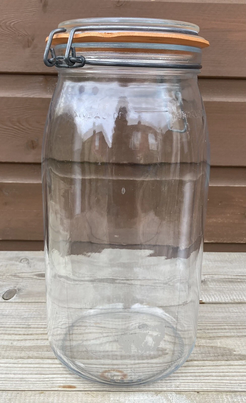 Vintage Le Tarfait Super Glass Mason Jar