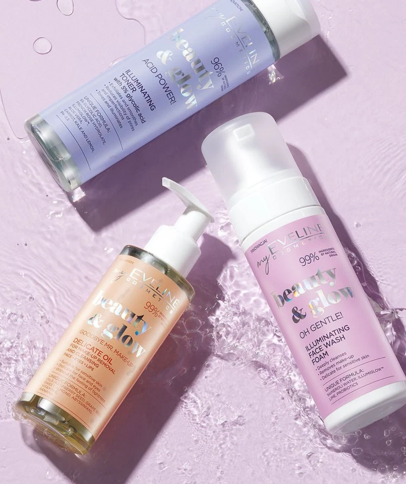 Eveline Cosmetics Belleza y Brillo Espuma Limpiadora Facial Iluminadora|Piel Radiante Foto 2 de 4