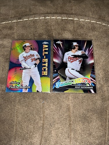 2024 Topps Chrome Adley Rutchman All-Etch & Future Stars Refractor Insert Lot