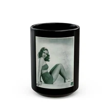 Hazel Court #26 (Vintage Female Icon) Black Coffee Mug