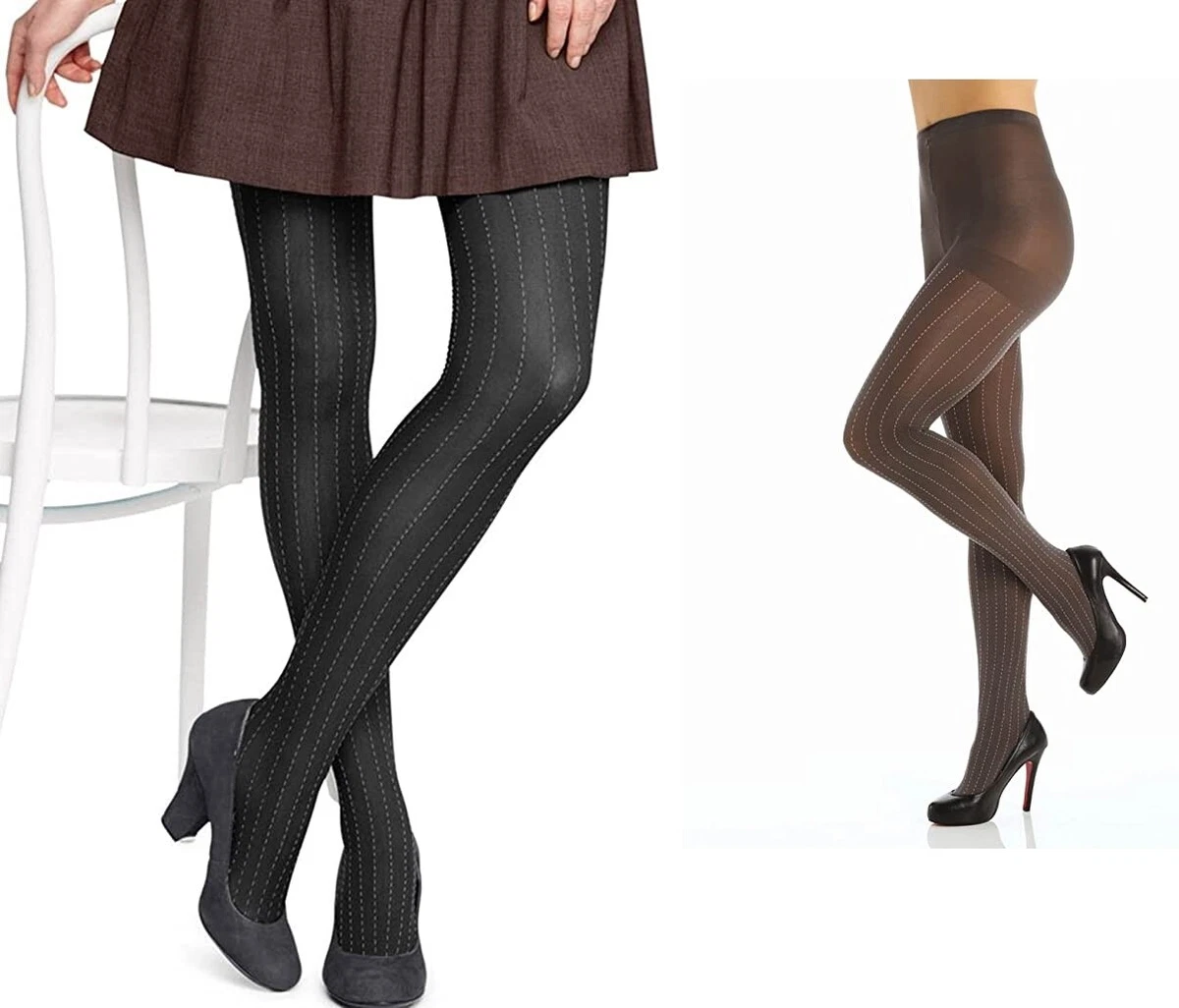 Pinstripe pantyhose cheap