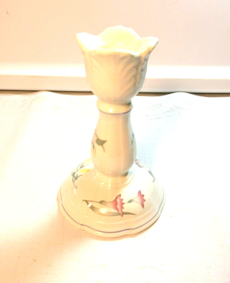 Villeroy & Boch RIVIERA *1 Candelabro* 4 7/8" Porcelana Luxemburgo Foto 2 de 4