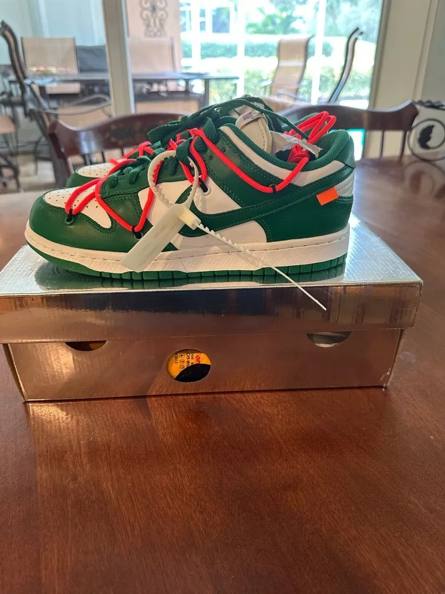 Nike Dunk Low x OFF-WHITE Pine Green 2019 for Sale