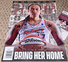 BRITTNEY GRINER SIGNED SLAM MAGAZINE MERCURY BASKETBALL JSA AUTOGRAPH WNBA AUTO