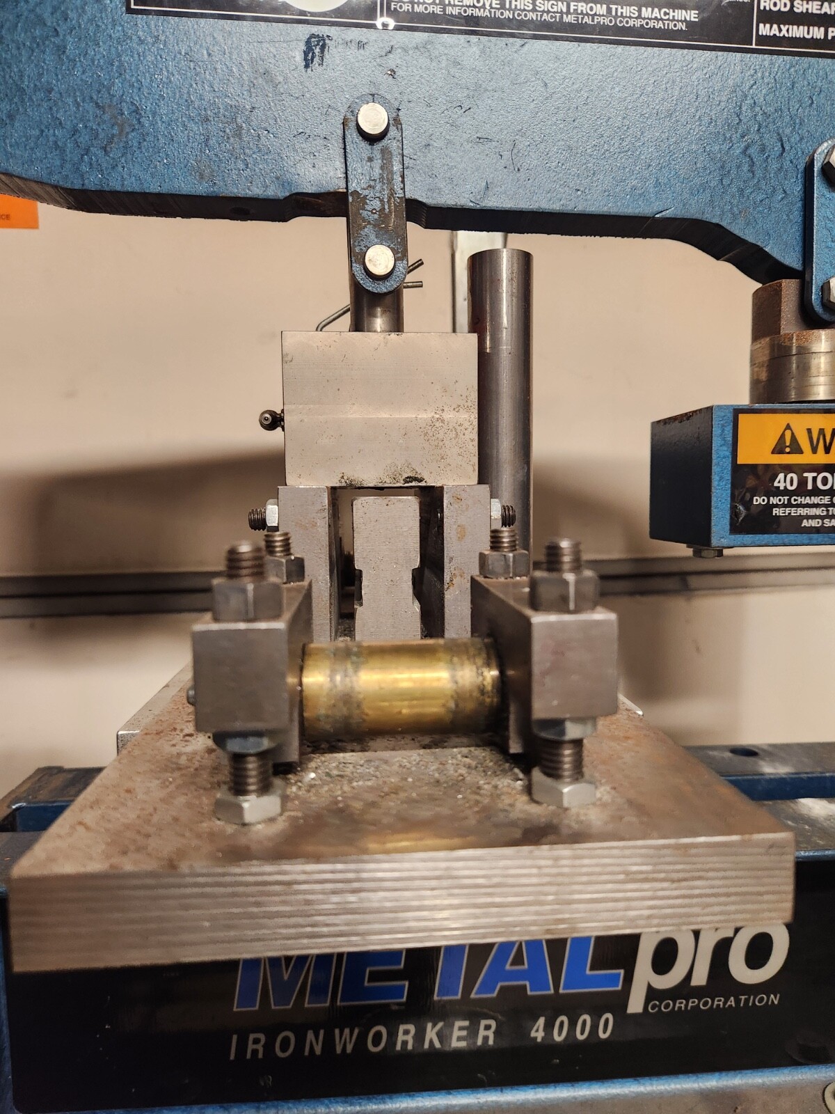 Strut Punch UNISTRUT PUNCH, custom built to pierce blank Uni-strut, fits into ...