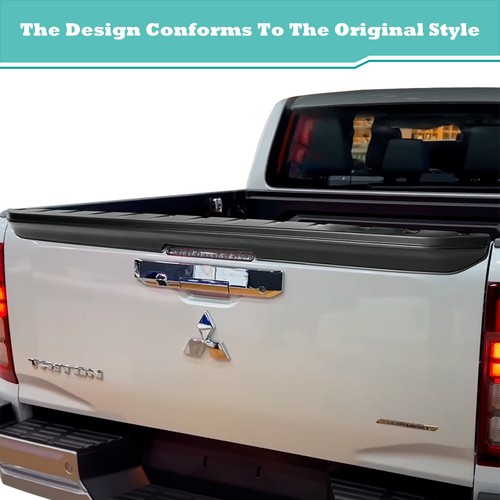 Rail Spoiler Tail Gate Protector Tailgate Cover For Mitsubishi Triton MV 2024+ - Picture 2 of 8