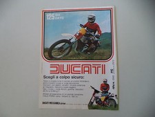 advertising Pubblicità 1978 MOTO DUCATI 125 SIX DAYS