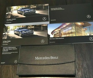 Details About 2019 Mercedes Benz E Class E350 E550 4matic Bluetec E63 Amg Owners Manual Set