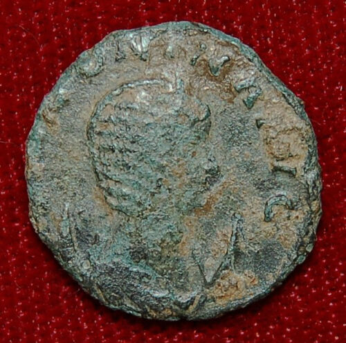Antike Münze Römisches Reich SALONINA Juno hält Patera auf Rückseite Antoninianus - Bild 3 von 4