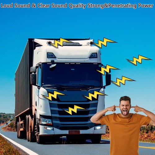 1000DB Train Horn For Truck 12V Air Horns Kit For Truck/Car/Pick up/Suv/Boat ... - Picture 2 of 6