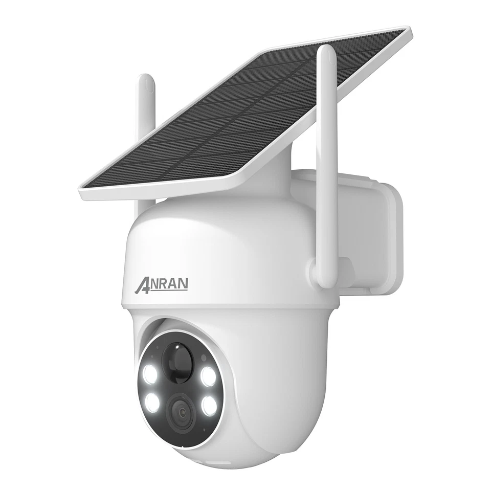ANRAN 2K Solar Battery Powered 100%Wire-Free Security Camera,Outdoor IP PTZ CCTV - Image 3 of 4