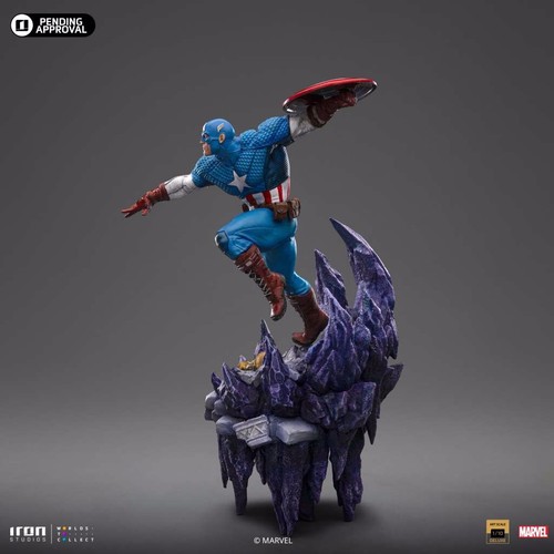 INFINITY GAUNTLET CAPTAIN AMERICA IRON STUDIOS - 1/10 DELUXE STATUE MARVEL - Foto 3 di 11