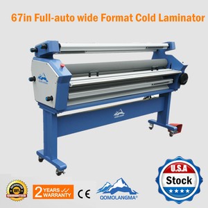 67in laminating assisted laminator heat cold machine format