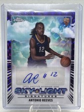 2024 Topps Chrome Purple Geometric Refractor Antonio Reeves #SLS-ARE Auto
