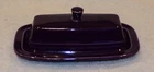 COVERED BUTTER DISH plum purple NEW HOMER LAUGHLIN FIESTA