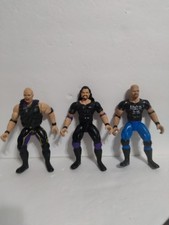 WWF Jakks STOMP Wrestling Figure Lot Of 3 Stone Cold Steve Austin Undertaker WWE