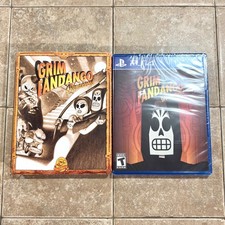 Grim Fandango Remastered PS4 PlayStation 4 Sealed Brand New + iam8bit Slipcover