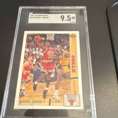 1991-92 Upper Deck Michael Jordan #44 Chicago Bulls SGC 9.5 Graded