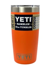 YETI Rambler 10 oz Tumbler Papaya Seasonal Color Retired Design