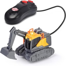 Dickie Toys Volvo Bagger Kabelfernsteuerung Licht Batterie 14 cm
