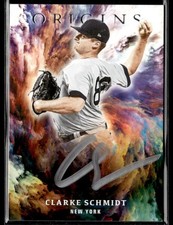 Clarke Schmidt 2021 Panini Chronicles Origins Auto Silver Ink #OS-CS Yankees