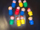 Fisher Price Little People Vintage Lot 11 Figures People Toy Lot