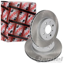 2X ASHIKA BREMSSCHEIBEN 261,7mm BELÜFTET VORNE PASSEND FÜR HONDA CIVIC CRX