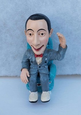 Pee Wee Herman Chairy Statue Chair Pee Wee Rare Resin Ceramic Enesco Quality