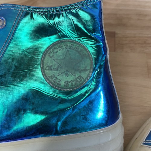 Converse Chuck Taylor 70 High Iridescent Shoes Unisex - Womens 12 Men 10 - Picture 5 of 20