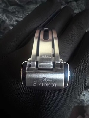 Compatible with Longines Conquest GMT Dynamic Series Strap Folding Clasp 18mm