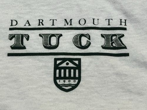 VTG 90s Dartmouth Tuck School of Business Men’s White T-Shirt - Jansport - XL - Picture 3 of 4