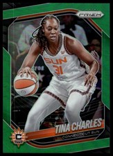 2025 Panini Prizm WNBA #3 Tina Charles Green Prizms
