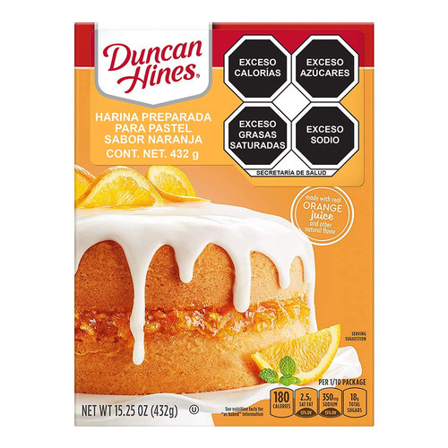 Duncan Hines Signature perfekt feuchte Orange Supreme Kuchenmischung 15,25 oz (6er Pack) - Bild 1 von 14