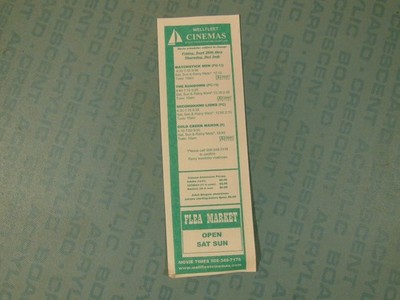 Wellfleet MA Drive-In Theatre bookmark, 2003, Cape Cod, Eastham, flea market