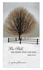 Faithfully Yours 2022-23 Christian Two-year Pocket Planner (Be Still)