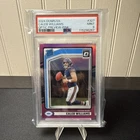 2024 Donruss Caleb Williams Rated Rookie Optic Pink Preview PSA 9