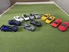 Hot Wheels Mixed Lot of 12 Collectible Cars, Sports Cars And Exotics