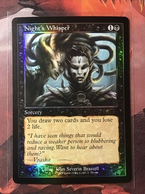 MTG Night's Whisper FOIL Retro Frame Open House Promo OHP 1 NM