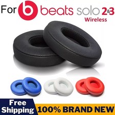 1 Pair Ear Pad Cushion Replacement For Beats Dre Solo 2 Solo 3 Wireless / Wired