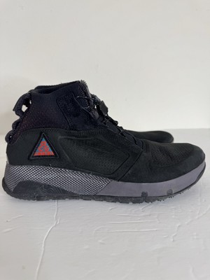 Nike ACG Ruckel Ridge Black Sneakers Mens 7 Womens 8 Unisex Suede Hiking Shoe