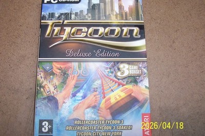 Tycoon Deluxe Edition Rollercoaster 3 & Expansion + Tycoon City New York