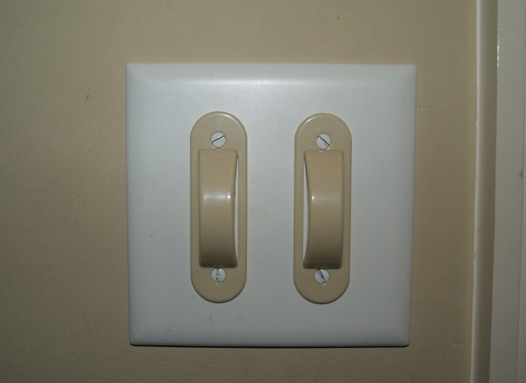 Light Switch Guard Lock Cover Kids Children Safety Universal Covers 2 Pack Ivory