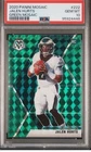 2020 Mosaic - Rookies Jalen Hurts #222 Green Mosaic Prizm (RC) PSA 10 Eagles