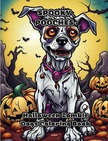 Spooky Pooches Halloween Zombie Dogs Coloring Book Colorzen Taschenbuch Englisch